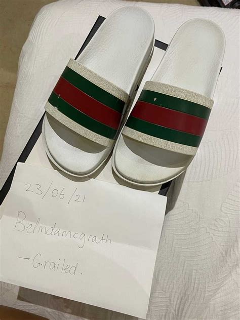 how to wear gucci web slides|Gucci slides clearance.